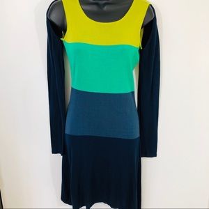 BCBGMAXAZRIA Color Block Dress